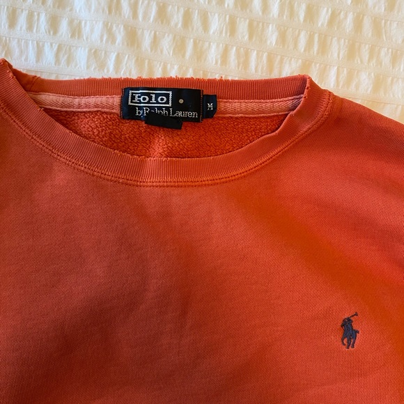 Vintage Ralph Lauren Polo orange crewneck sweater - Picture 2 of 5